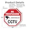 Signmission No Trespassing Monitored By CCTV, 10 inch X 10 inch, Plastic Sign, 2PK OC-P-2PACK-10-33 - alternate 4