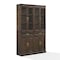 Crosley Stanton 2Pc Glass Door Kitchen Storage Pantry Cabinet Set KF33034CO - alternate 1