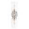 Jonathan Y Jules Edison 16.5" Cylinder 2-Light Iron/Seeded Glass Farmhouse Contemporary LED Wall Sconce, Nickel JYL7577C - alternate 3