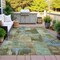 Homeroots 3' X 5' Green Gray And Sky Blue Abstract Washable Indoor Outdoor Area Rug 630771 - alternate 7