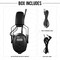 Isotunes Rechargeable Earmuffs AM/FM radio earmuffs with Bluetooth, 25 NRR NRR, Black/Blue IT-92 - alternate 3