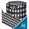 Carson Dellosa Black Gingham Rolled Scalloped Borders, 65 Feet Per Roll, 3PK 108507 - alternate 5