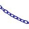 Mr. Chain 1" x 25' Traffic Blue Plastic Safety Chain 10026-25 - alternate 1
