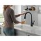 Delta Lenta: Touch2O Technology Kitchen Faucet with Touchless Technology 19802TLZ-BL-DST - alternate 3