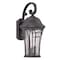 Homeroots Matte Black Tapered Goblet Wall Light 398539 - alternate 1