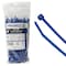 Kable Kontrol ETFE Tefzel Cable Zip Ties, 8 in L, 2.09 in Max Bundle Dia., Blue, 50 lbs Strength, 100 PK KKTF-08-50-100 - alternate 1