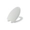 Bemis Top-Tite Stay-Tite Precision-Fit Elongated Enameled Wood Closed Front Toilet Seat in White 1500TTT 000 - alternate 6
