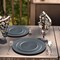 Smarty Had A Party Matte Charcoal Gray Round Plastic Dinnerware Value Set (120 Dinner Plates + 120 Salad Plates), 240PK 4850CHGR-VP-CASE - alternate 6