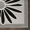 Homeroots 6' Black And White Floral Indoor Outdoor Runner Rug 564006 - alternate 5
