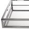 Homeroots 14in White and Silver Square Metal Serving Tray 517547 - alternate 5