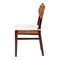 Bali & Pari Dameka Bohemian Light Honey Rattan and Dark Brown Wood Dining Chair 251-13961-ZORO - alternate 4