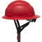 Ironwear Type 2 Class E Full Brim Safety Helmet w/ Chin Strap, Red 3968-R - alternate 6