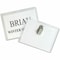 C-Line Products C-Line Clip Style Name Badge Holder Kit - Sealed Holders with Inserts, 4 x 3, 50/BX, 95543 95543 - alternate 1