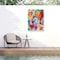 Trademark Fine Art Outdoor Canvas Art Karrie Evenson 'Hearts' Wall Art for Patios, or Gardens GRL01926-OC2432WR - alternate 1