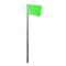 C.H. Hanson Stake Flag, 15 in L, Lime, PVC 15067 - alternate 3