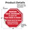 Signmission Maintain Social Distancing At Least, 4 inch X 4 inch, Vinyl Decal, 2PK OC-D-2PACK-4-200 - alternate 2