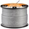 Xpose Safety 7x7 Vinyl Coated Galvanized Steel Aircraft Cable Wir 500 ft, 1/8 to 3/16 GCV18-316-500-X - alternate 1