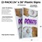 Signmission Donuts1, Plastic Signs Only 24 Inch x 36 Inch, Corrugated Plastic, 2PK CSB-2436-2PACK-Donuts1 - alternate 2