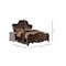 Homeroots Brown King Bed Frame 348181 - alternate 7