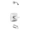Delta Modern Monitor 14 Series Tub & Shower Trim - Less Head T144339-LHD-PP - alternate 2