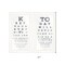 Homeroots Set Of Two Eye Charts 3 White Framed Print Wall Art, 2PK 406144 - alternate 2