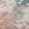 Homeroots 9' X 12' Coral And Teal Blue Abstract Washable Indoor Outdoor Area Rug 631973 - alternate 5