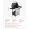 Vevor 4-Burner Propane Gas Grill w/ Side Burner Outdoor BBQ Grill Carbon Steel EQC64BACJB2X - alternate 6