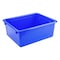 Storex Deep Storage Tray with Lid, Blue 62544U05C - alternate 3