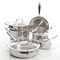 Kenmore Elite Devon 10 Piece Heavy Gauge Stainless Steel Cookware Set 126379.1 - alternate 6