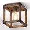 Jonathan Y Magnolia 8" Iron Rustic Farmhouse LED Flush Mount, Brown JYL7473A - alternate 5