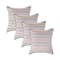 Homeroots Set of Four 18" X 18" Purple Beach Chevron Cotton Zippered Pillow, 4PK 535281 - alternate 4