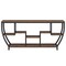 Kioottoo 70.9'' Extra-Long Industrial Rustic Brown Console Table with 7 Shelves TB-JW0525 - alternate 5