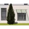 Vdomdoors Front Exterior Prehung Aluminum Double Doors Ronex0130 Grey 1 Sidelight Mirrored Clear Glass Entry RONEX0130DEXD-GRE-W72+12xH80-RH-O - alternate 2