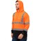 Protectx Long Sleeve T-Shirt, Class 2, Type R, Polyester, Orange, M, 3 PK ST-H150LS1-OR-M-03 - alternate 3