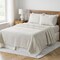 Homeroots Light Gray Linen Full Double Flat Sheet 520745 - alternate 1