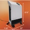 Heatstorm 1000 Watt Wave Floor to Wall Infrared Space Heater HS-1000-WA - alternate 2
