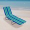 Rio Brands Rio Brands Silver Steel Frame Foldable Chaise Lounge Multicolored BPL-2520ABPK4 - alternate 5