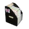 C-Line Products 8-1/2" x 11" Black Vertical 13-Pocket Stand-Up Expanding File, 1/EA 58810 - alternate 3