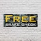 Signmission Free Brake Check, 36 Inch x 96 Inch, Vinyl Banner B-96-30642 - alternate 5