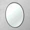 Gatco Flush Mount EZ Hanging 33" Framed Oval Mirror, Matte Black 1821MX - alternate 4