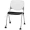 Kfi Poly Stack Chair, Black Seat CS2300-BP08-SP10 - alternate 1