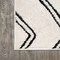 Jonathan Y Deia Moroccan Style Diamond Shag White/Gray 3 ft. x 5 ft. Area Rug MOH401A-3 - alternate 4