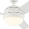 Afx Davis - 52in 3 Blade LED Ceiling Fan - White Finish DVSN523LACWHWH-WS - alternate 5
