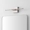 Jonathan Y McKenna 16.25" Modern Minimalist Dimmable Integrated LED Metal Wall Sconce, Nickel JYL7039E - alternate 9