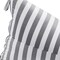 Homeroots 35" Gray And White Fabric Striped Bean Bag Cover 546268 - alternate 4