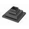 Z-Lite Pier Mounts Sand Black Outdoor Pier Mount LSQPM-BK - alternate 3