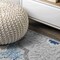 Jonathan Y Cassis Ornate Ogee Trellis High-Low Light Gray/Blue 2 ft. x 10 ft. Indoor/Outdoor Runner Rug AMC105B-210 - alternate 5