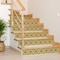 Homeroots 12" X 12" Green Yellow Fortuna Peel and Stick Removable Tiles 555913 - alternate 6