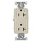 Leviton DPl Dup Rec 20A 125V 1MCtrl Self-Gr Ivo 16352-1PI - alternate 1