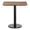 Flash Furniture Commercial 30x24 Natural HPL Tabletop with Black Table Height RD Base ST-REC2430-NAT-TR18-GG - alternate 4